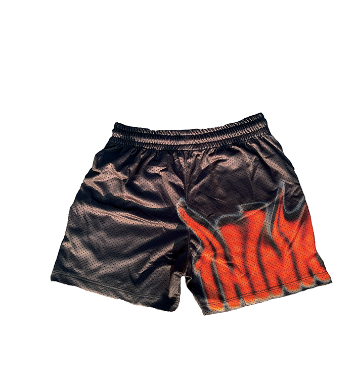 THINK "Fire" Mesh Short